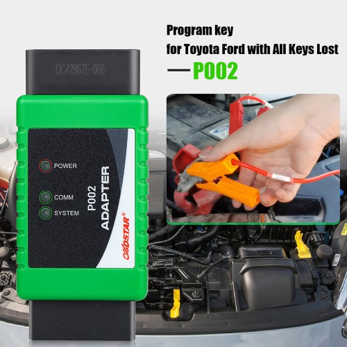 OBDSTAR P002 AKL Kit Full Package with Ford & Toyota AKL kit for Toyota 8A Non-smart Key/Ford All Key Lost Work with X300 DP Plus/ X300 PRO4/ MS80