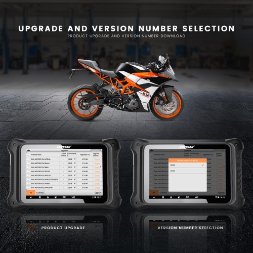 OBDSTAR MS70 Motorcycle/Snow Mobile/ATV/UTV Diagnostic Scanner One Year Free Update