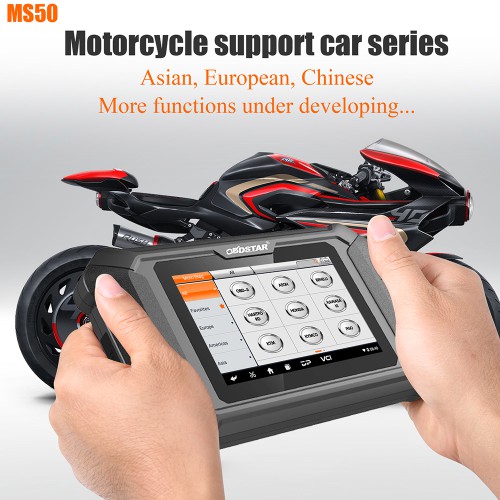 OBDSTAR MS50 Motorcycle Diagnostic Scanner Standard Version Support Moto Diag/Odometer Recalibration/Tuning