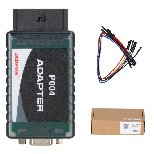 OBDSTAR P004 Airbag Reset Kit P004 Adapter + P004 Jumper for X300 DP PLUS Covers 67 Brands and Over 8800 ECU Part No