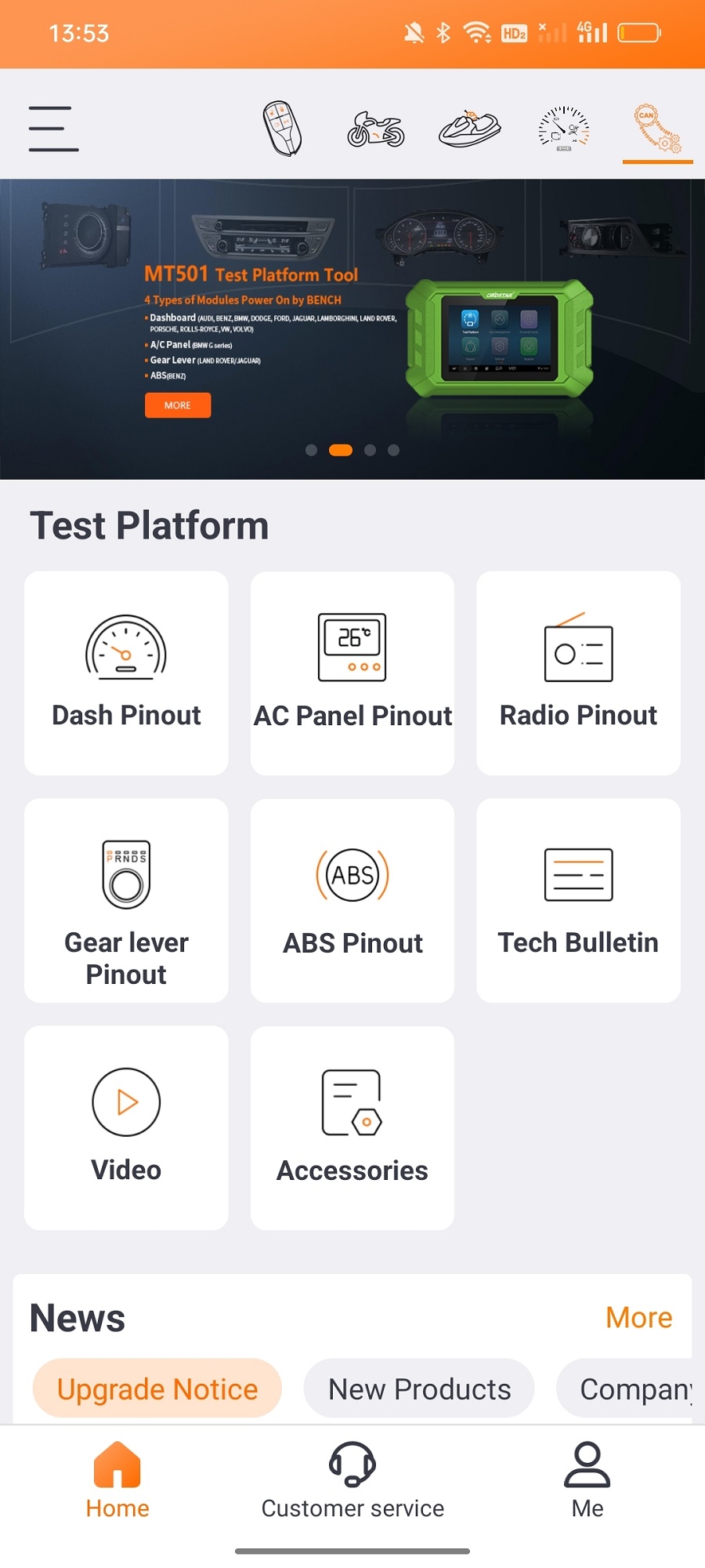 obdstar-mt101-dashboard-test-platform-menu